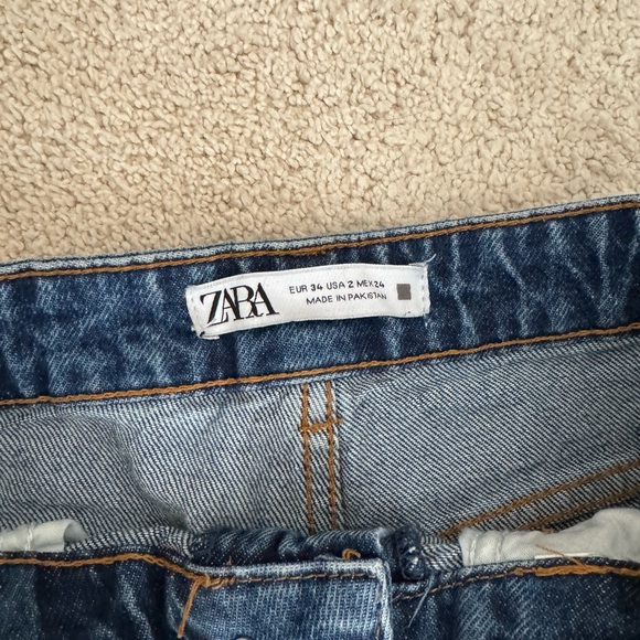 Zara Dark Blue Denim Jeans - Picture 2 of 3